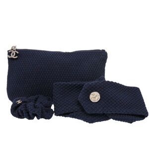 Chanel Fabric Blue Small Bags